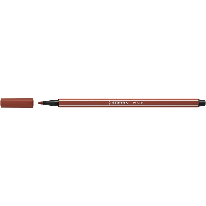 Viltstift stabilo pen 68/75 m sienna | 10 stuks by Stabilo – product photo