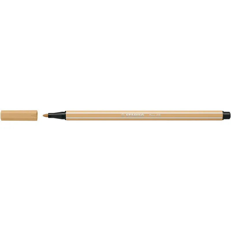 Viltstift stabilo pen 68/88 m licht oker | 10 stuks by Stabilo – product photo