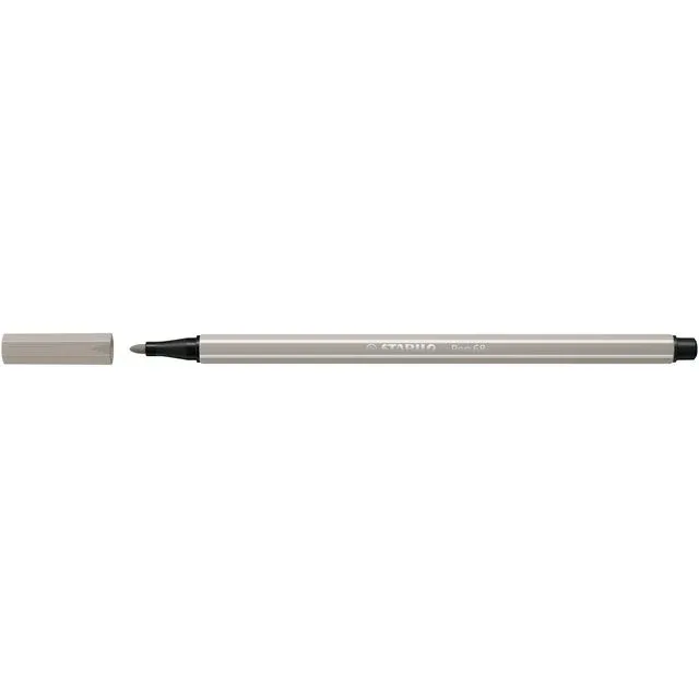 Viltstift stabilo pen 68/93 m warm grijs | 10 stuks by Stabilo – product photo