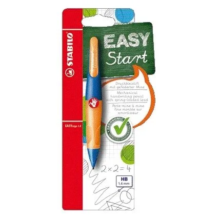 Vulpotlood stabilo easyergo hb 1.4mm rechts bl/or | 5 stuks van Stabilo – productfoto