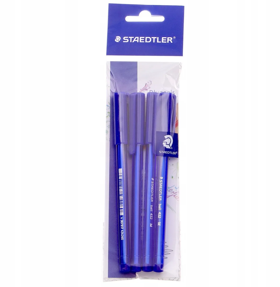 Ball 4320 F Blauwe Ballpennen, set van 4 by Staedtler in Blue – product photo