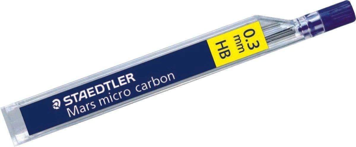 Bleistift Feinminen Dose mit 12 Minen 0,3mm HB de Staedtler – photo produit