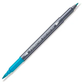 Brushpen Staedtler 3004 lettering duo 0.5-6mm blister à 12st ass van Staedtler – productfoto 2 van 2