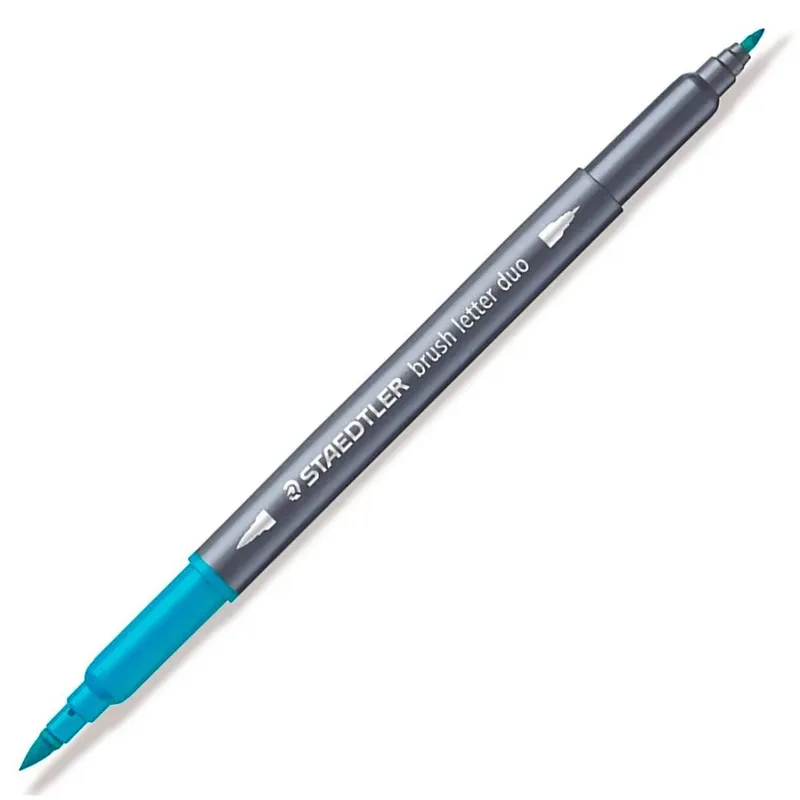 Brushpen Staedtler 3004 lettering duo 0.5-6mm blister à 12st ass van Staedtler – productfoto 2 van 2