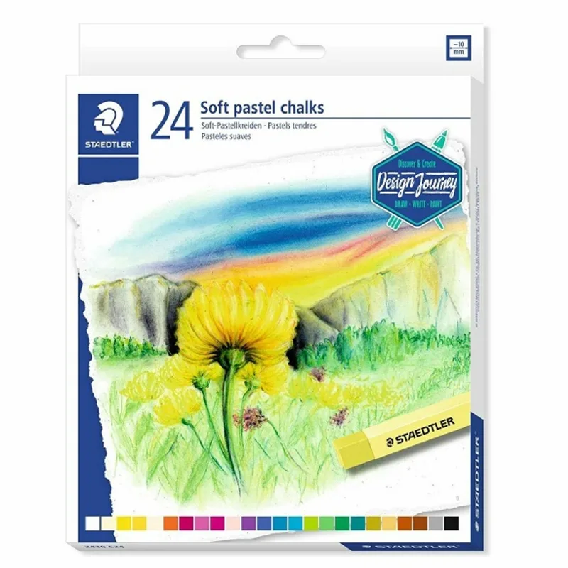 Soft pastel chalk 24pcs von Staedtler – Produktfoto