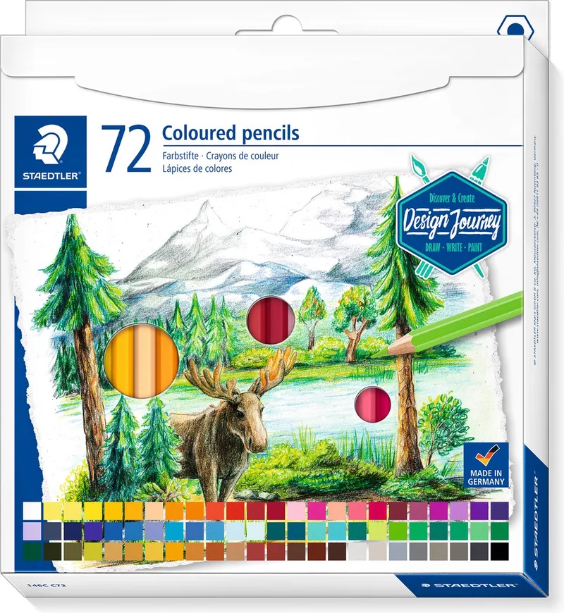Design Journey kleurpotlood 72 kleuren by Staedtler in 72 kleuren – product photo