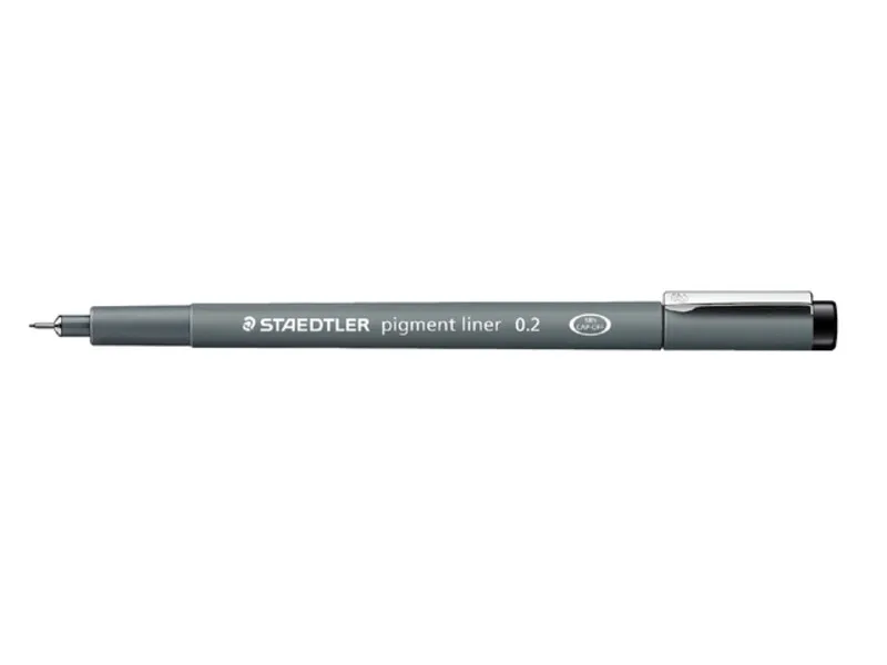 Fineliner Staedtler Pigment 308 zwart 0.1mm de Staedtler – photo produit