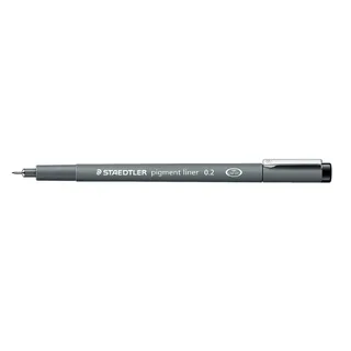 Fineliner Staedtler Pigment 308 zwart 0.2mm de Staedtler – photo produit 1 sur 2