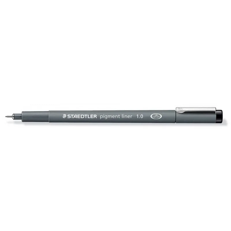 Fineliner Staedtler Pigment 308 zwart 1.0mm von Staedtler – Produktfoto