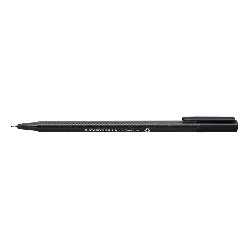 Fineliner staedtler triplus 334 0.3mm zwart | 10 stuks by Staedtler – product photo