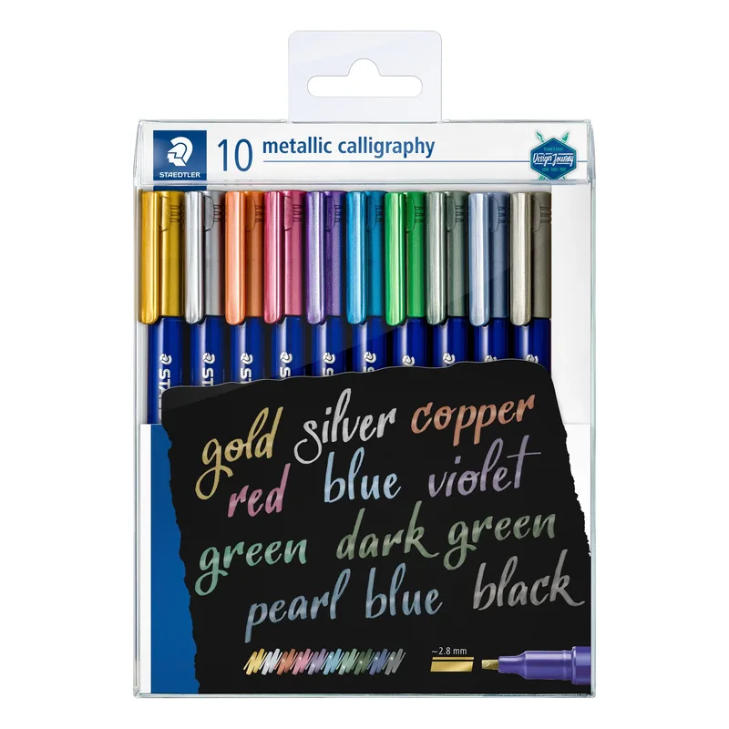 Kalligrafiepen staedtler metallic ass | 10 stuks von Staedtler – Produktfoto