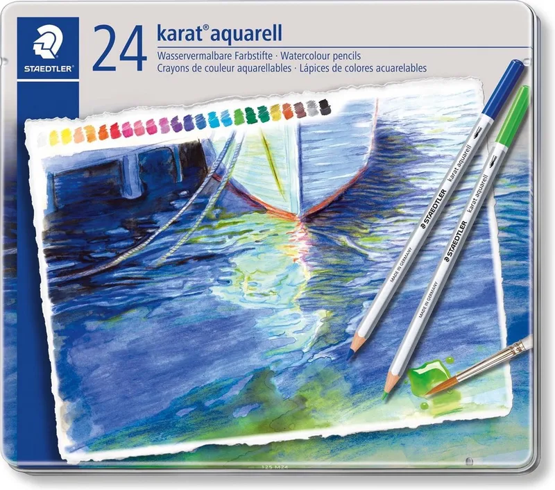 karat aquarell kleurpotlood - set 24 st by Staedtler in Multi: 24 kleuren – product photo