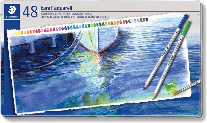 karat aquarell kleurpotlood - set 48 st von Staedtler in Multi: 48 kleuren – Produktfoto