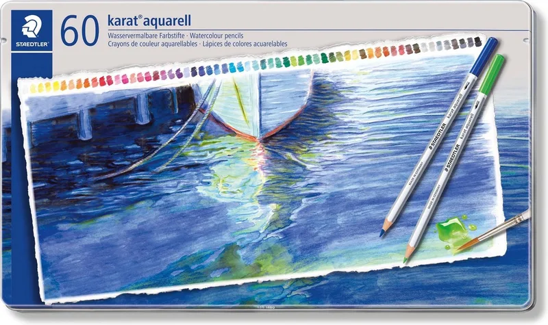 karat aquarell kleurpotlood - set 60 st von Staedtler in Multi: 60 kleuren – Produktfoto