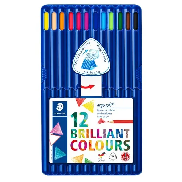Kleurpotloden staedtler ergosoft 3kantig | 10 stuks by Staedtler – product photo