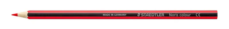 Kleurpotlood Noris 185 rood van Staedtler – productfoto