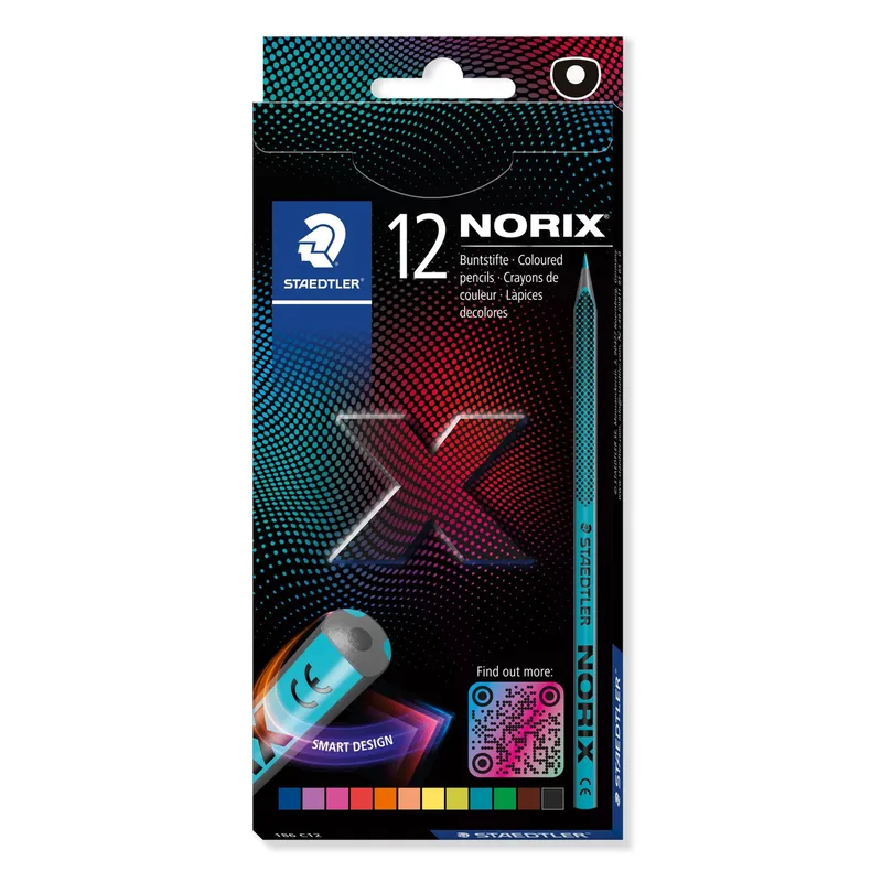 Kleurpotlood staedtler norix set 12 kleuren | 10 stuks by Staedtler – product photo