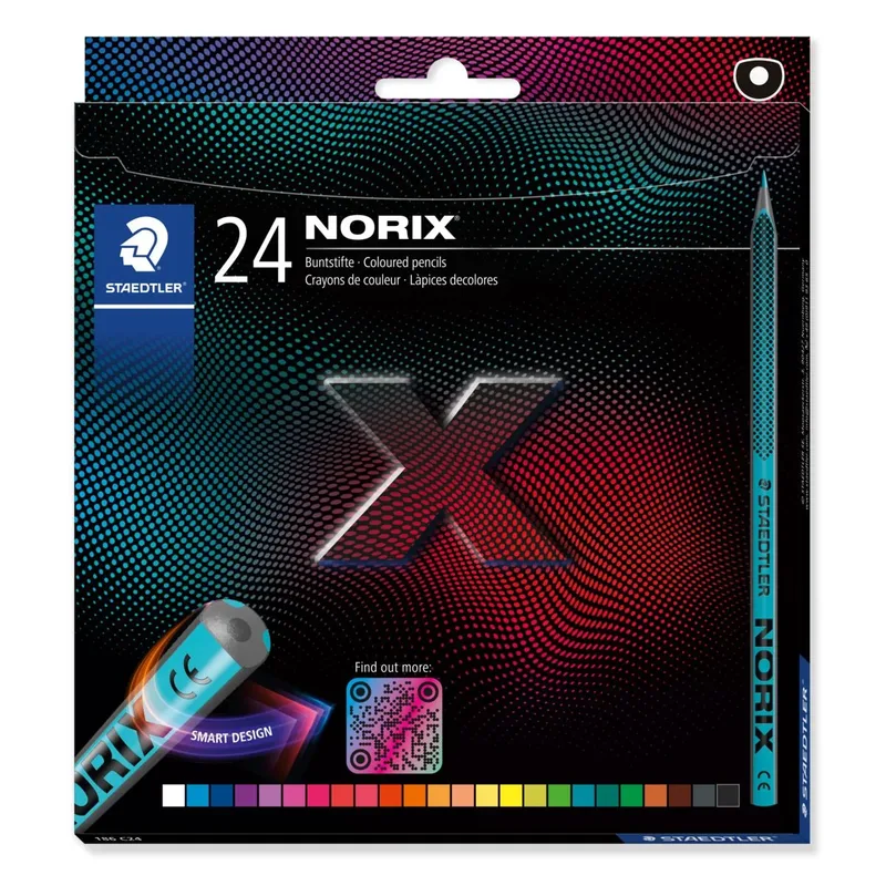 Kleurpotlood staedtler norix set 24 kleuren | 5 stuks by Staedtler – product photo