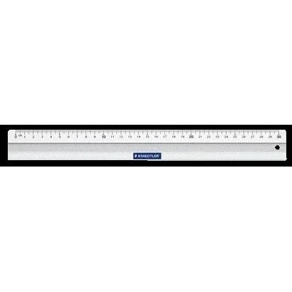 Liniaal staedtler 563 aluminium 30cm | 10 stuks van Staedtler – productfoto