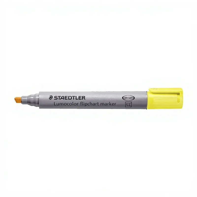 Lumocolor Flipchart-Marker, Gelb - 2-5 mm Keilspitze für Papier-Flipcharts by Staedtler – product photo