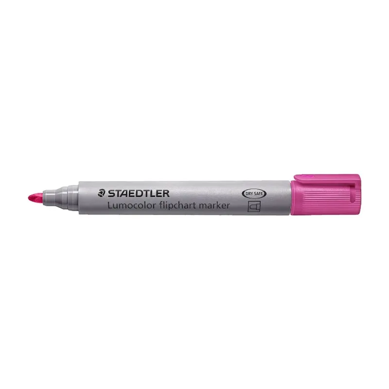 Lumocolor Flipchart-Marker, Magenta, 2 mm Rundspitze für Flipchart-Papier by Staedtler – product photo