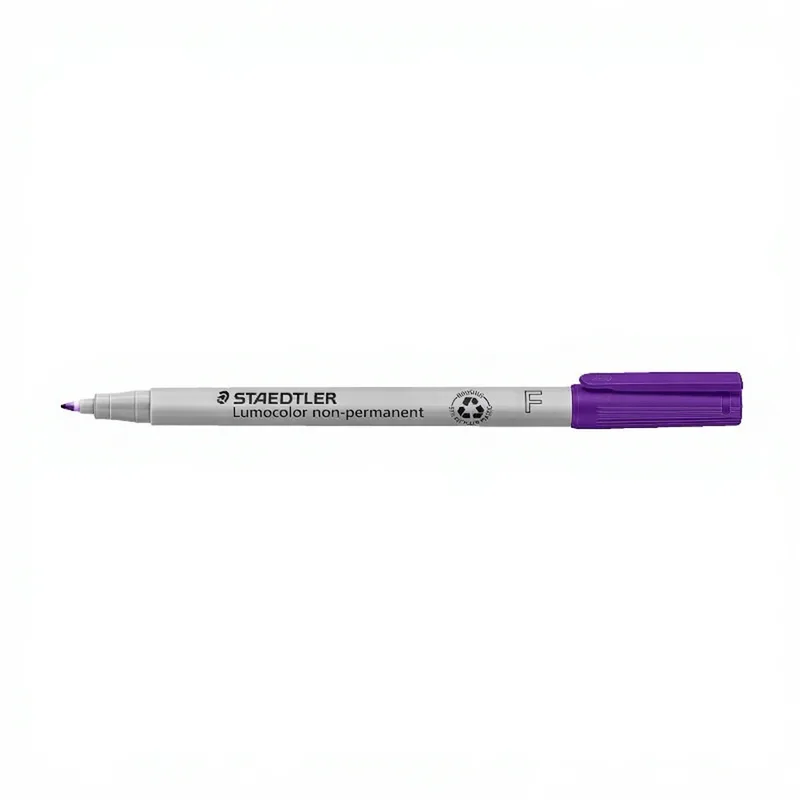 Lumocolor® nicht-permanenter F-Stift Violett - synthetische Spitze F=fein 0,6 mm by Staedtler – product photo