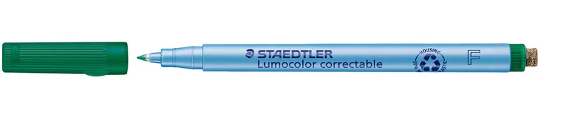 Lumocolor uitwisbare pen, schrijfbreedte: 0,6 mm, groen de Staedtler – photo produit