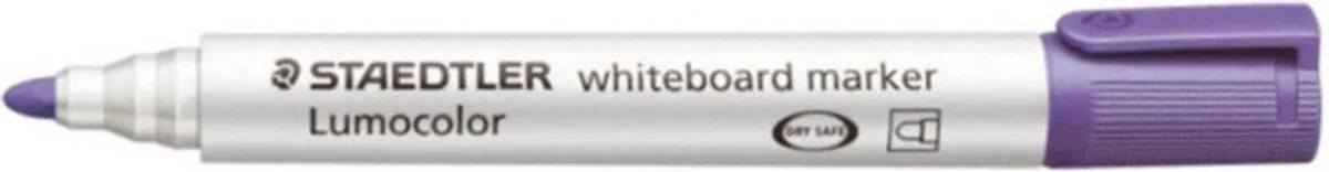 Lumocolor Whiteboard Marker Violet de Staedtler en Blanc – photo produit