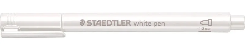 marker Metallic 8323, wit van Staedtler – productfoto