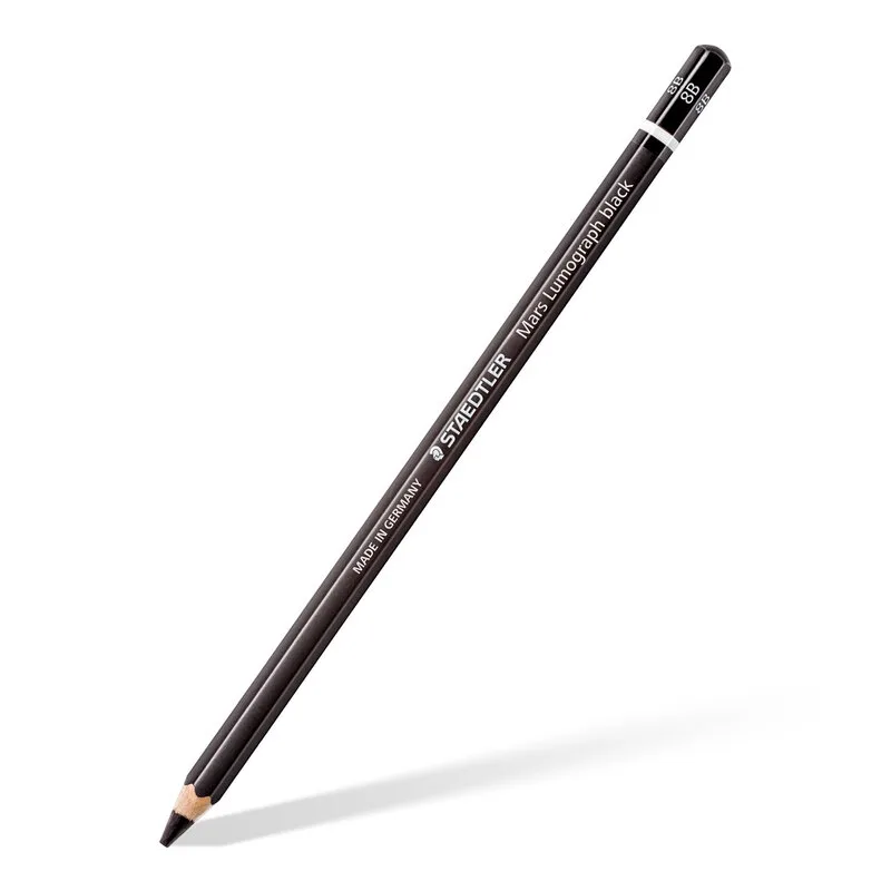 Mars® Lumograph® 8B-Schwarz-Kohle-Stift im Grad 8B von Staedtler – Produktfoto