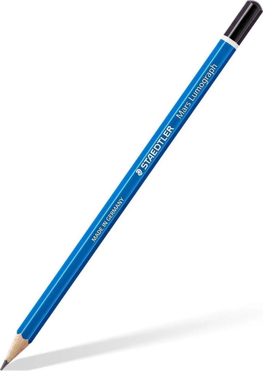 Mars Lumograph Potlood 10B - Professioneel Tekenpotlood från Staedtler i Svart – produktbild
