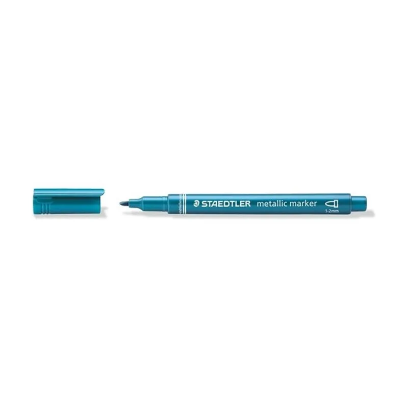 Metallic-Stift blauer Marker mit runder synthetischer Spitze, ca. 1-2mm by Staedtler – product photo