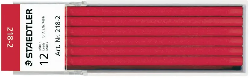 Mine 218-2 Rot 12 St. fra Staedtler – produktbillede