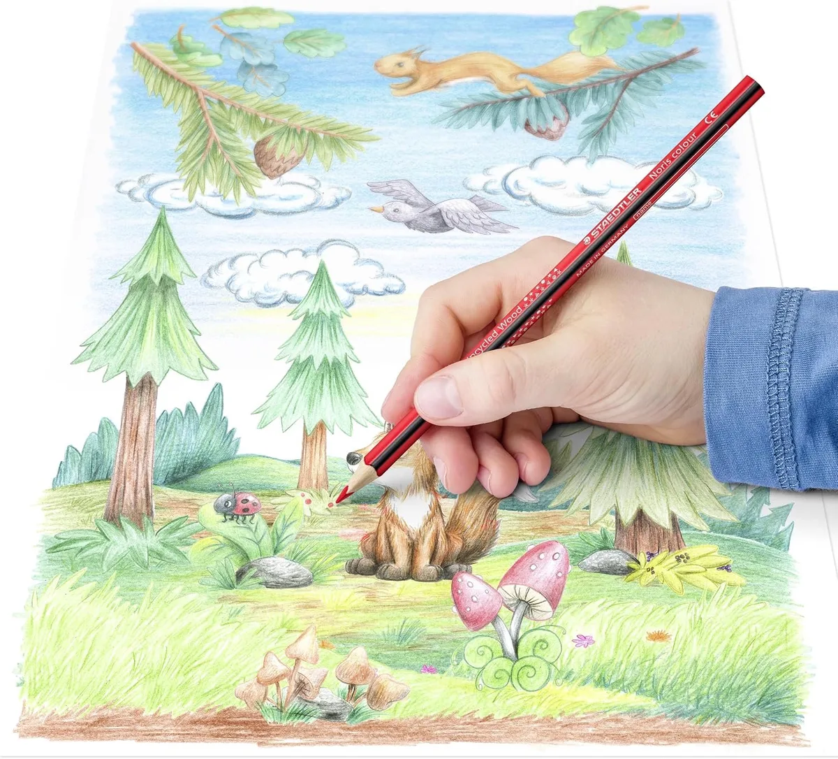 Noris Colour 187 Kleurpotloden - (12 stuks) de Staedtler en Vert clair – photo produit