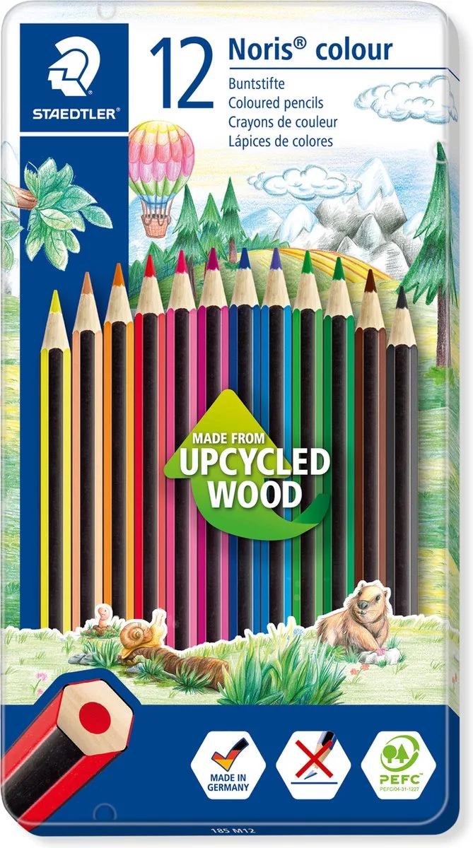 Noris colour kleurpotlood - Set 12 kleuren by Staedtler in Assortiment 12 kleuren – product photo