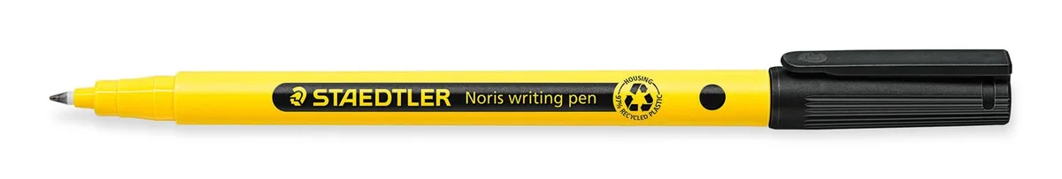 Noris writing pen Fineliner schwarz 0,6 mm de Staedtler – photo produit