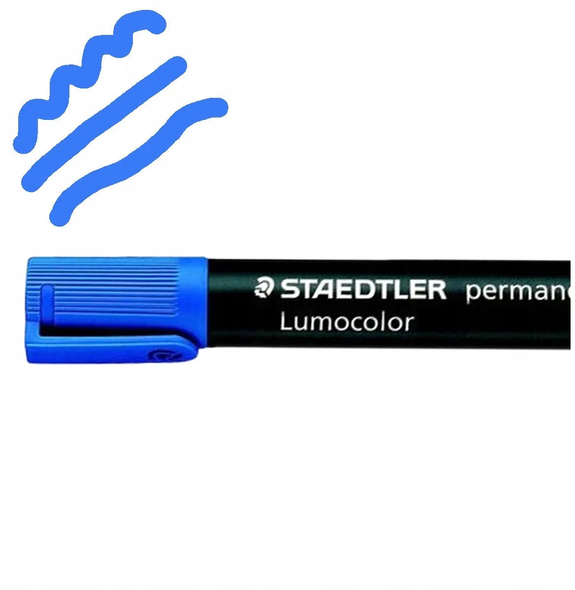 Permanent Marker Sneldrogend, 2-5mm van Staedtler in Blauw – productfoto