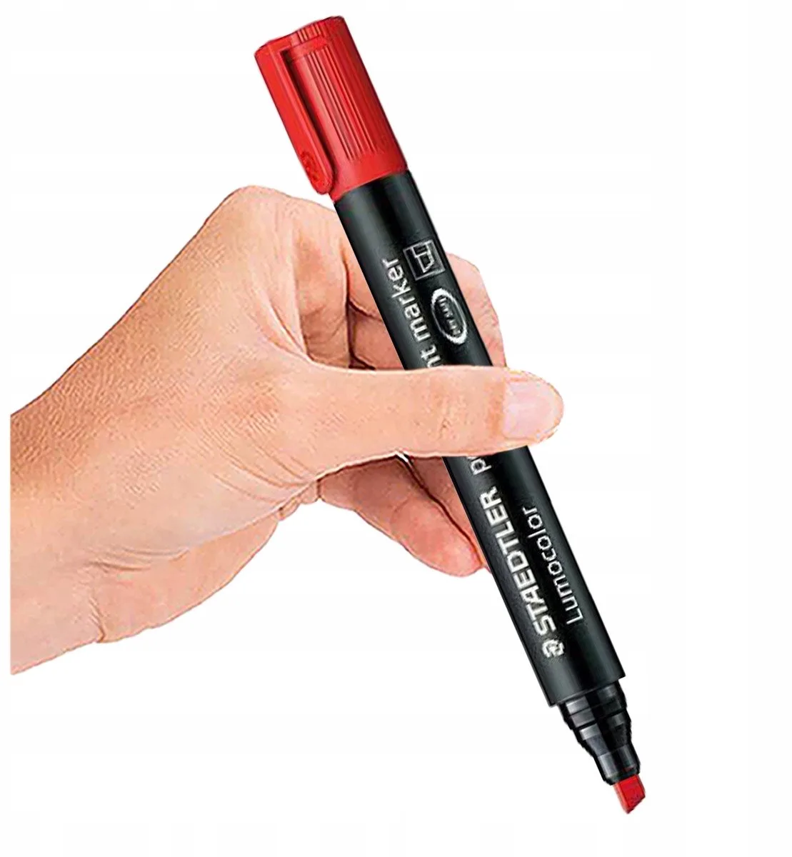 Permanente Marker 2-5mm, Sneldrogend van Staedtler in Rood – productfoto