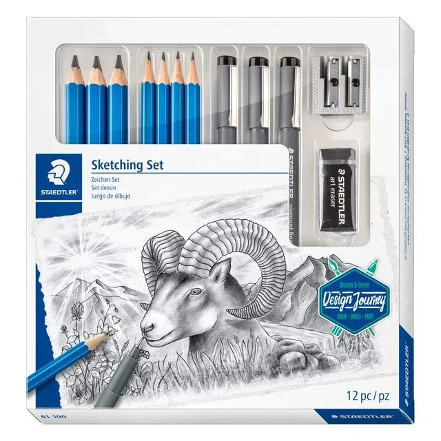 Potlood staedtler schetsset 12dlg | 4 stuks van Staedtler – productfoto