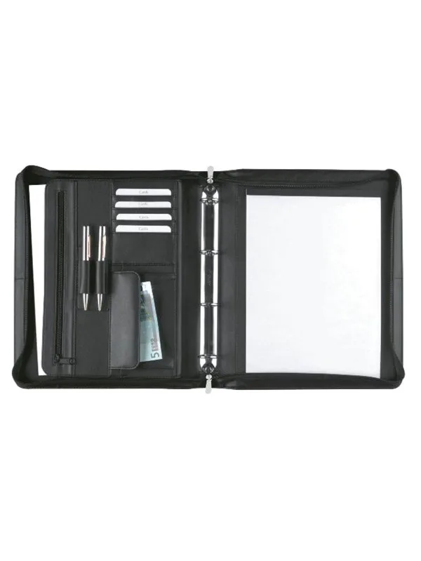 Ring binder A4 leather