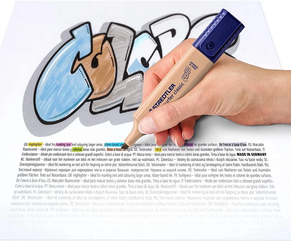 Sand Highlighter - Efficiënt en soepel van Staedtler in Zand – productfoto