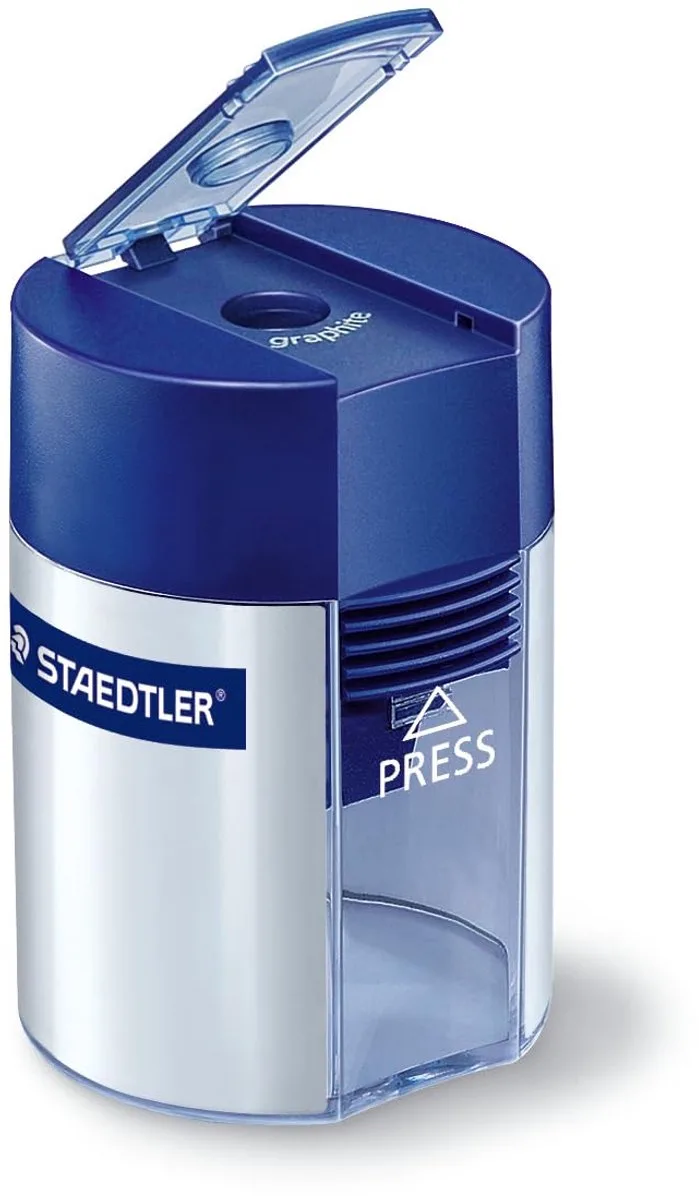 slijper plastiek potje. rond 511 001 von Staedtler in Set – Produktfoto