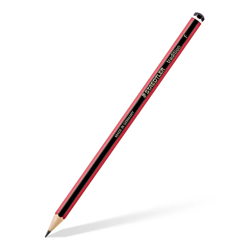 STAEDTLER 110-F VE Traditioneller Bleistift (Erhöhte Bruchfestigkeit, Sechskantschnitt, Hohe Qualität, Härtegrad F) von Staedtler – Produktfoto