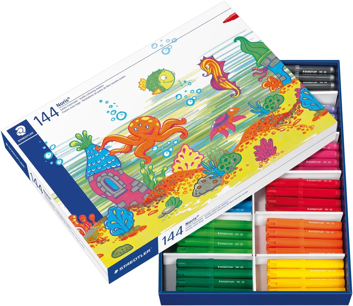 STAEDTLER 340 Filzstifte farbsortiert, 144 St. van Staedtler – productfoto