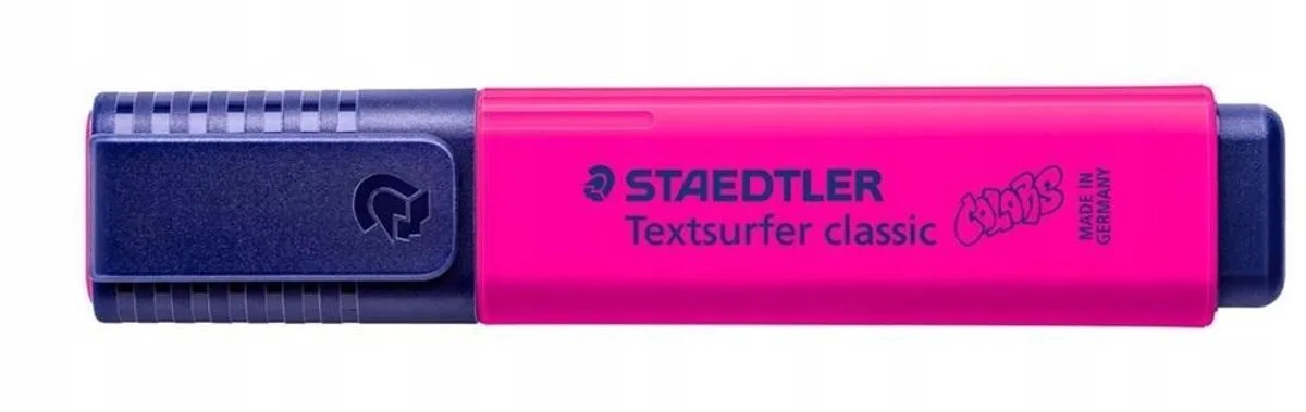 Tekstmarker Klassieke Kleuren - 10 Stuks de Staedtler en Magenta – photo produit