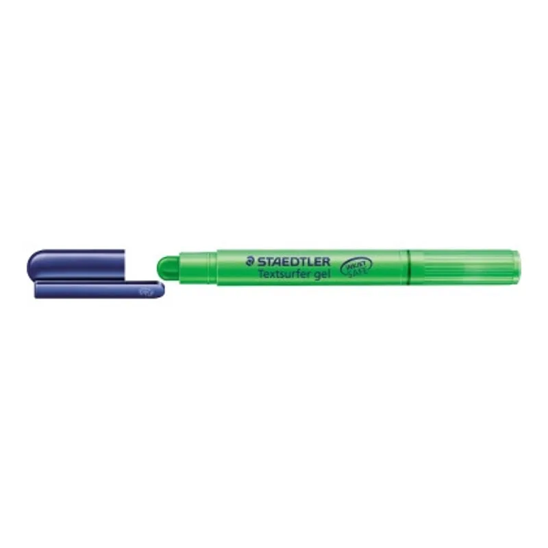 Textsurfer Gel-Textmarker - Grün (ultraweiche 9 mm Mine, 3 mm Strichbreite) von Staedtler – Produktfoto
