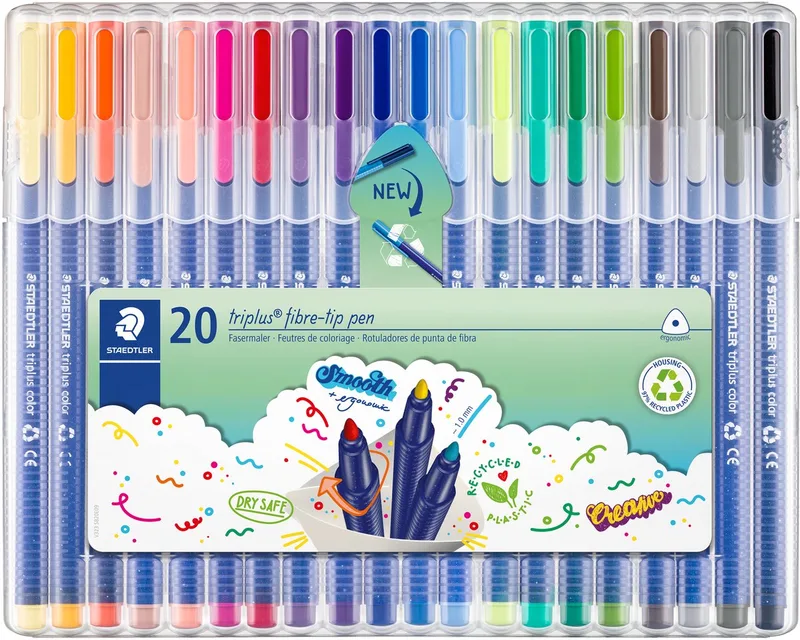 triplus color kleurstift - Box 20 st by Staedtler in 20 Kleuren – product photo