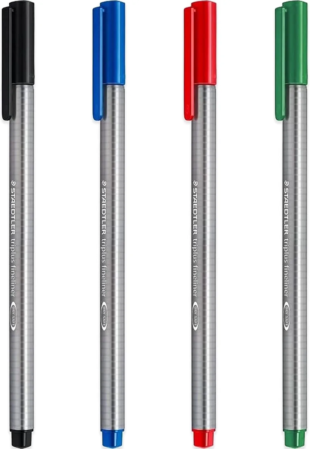 Triplus Fineliners 0.3mm - 4 Kleuren Set från Staedtler i Svart, Blå, Röd, Grön – produktbild