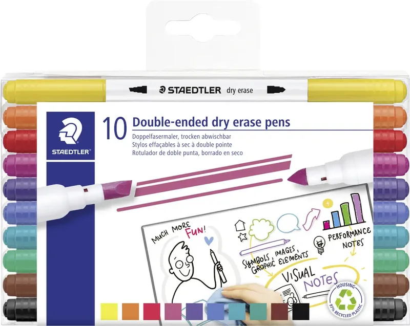 Viltstift 3010 TB10 10 stuk(s) by Staedtler – product photo