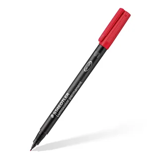 Viltstift Staedtler Lumocolor 313 permanent S set à 4 stuks assorti van Staedtler – productfoto 2 van 3